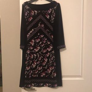 White House Black Market patterned dress